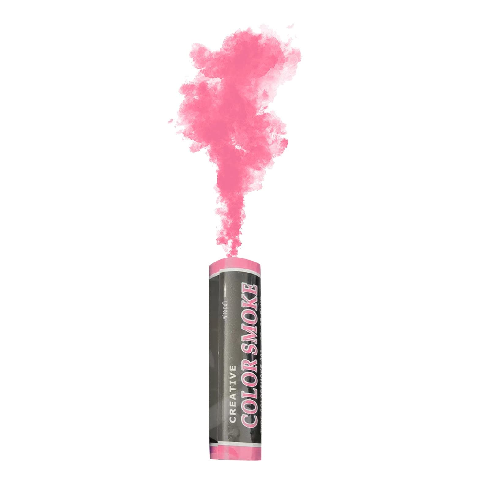 Smoke Grenade,Party Ring Pull Handheld Daytime Smoke for Paintball,Weddings,Photoshoots & Special Effects,designed to impress (Pink)