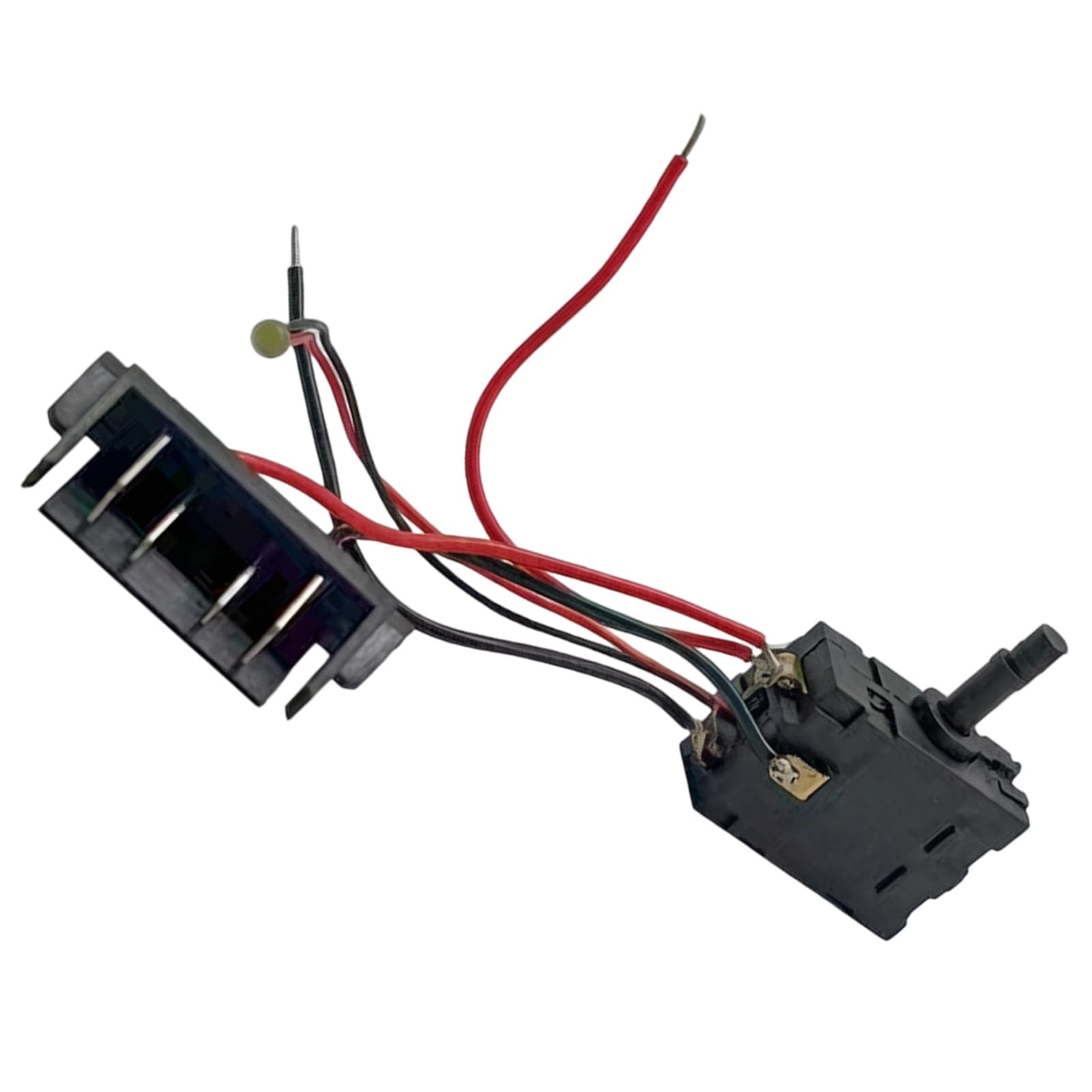 Metal Terminal Ratchet Wrench Control Assembly with Light Wire, Replacement Part for Shop Repair and Service Jobs Ratchet Wrench Replacement Control Assembly Light Wire Repair Part Tool Service Module