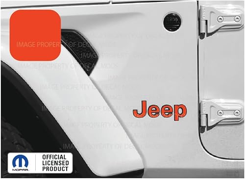 Miniatura 5 de Decal Mods FK2P0 - Calcomanía plana para guardabarros para Jeep Wrangler JLJT (2018-2023) (juego de 2) 392 bronce F392  FK2P0