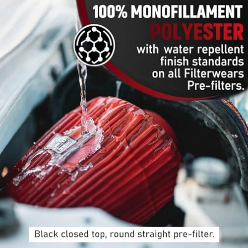 Image of FILTERWEARS Pre-Filter K148R For K&N RU-4740 RE-0930 RE-0950, 22-8033PK