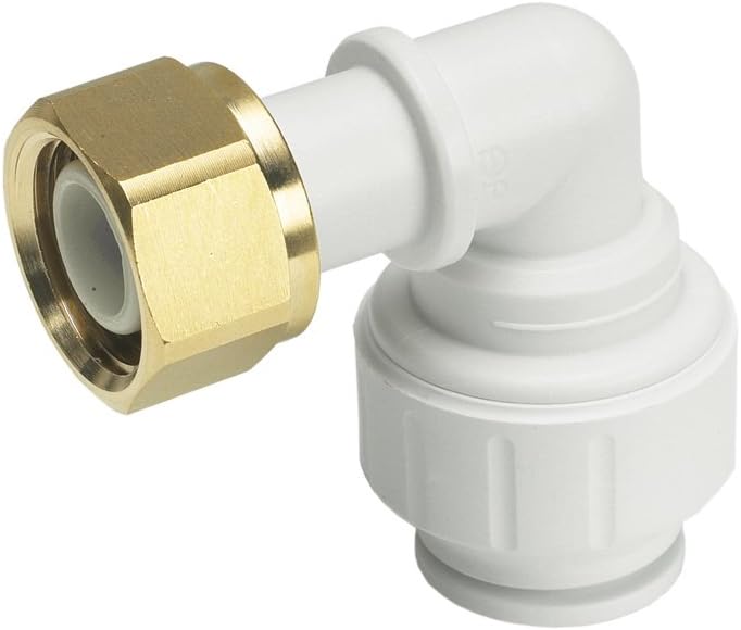 John Guest Speedfit PEMBTC1514 15 mm x 1/2 inch BSP Bent Tap Connector