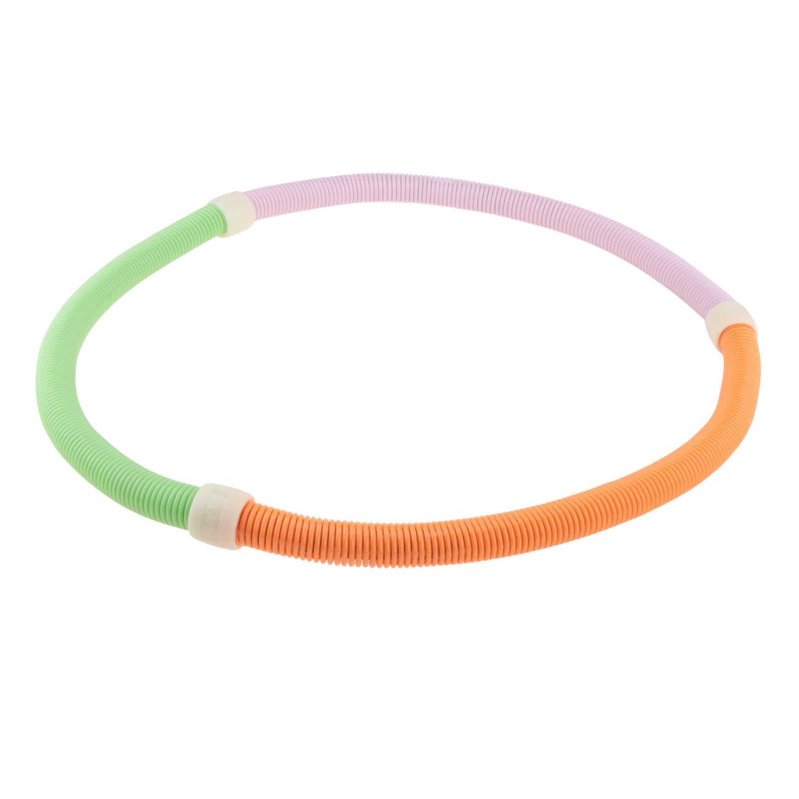 UJEAVETTE Weighted Fitness Hoop Comfortable Home Gym Spring Hoop Waist Friendly Design 1.4kg-image-48