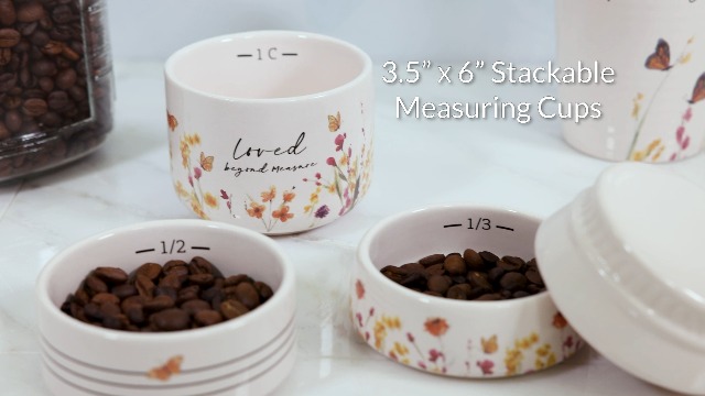 Taza de café de cerámica 17 oz con diseño floral Godmother miniatura 7