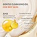 Hanskin AHA Pore Cleansing Oil for Dry Skin, Exfoliating, Waterproof Makeup Sebum Remover Facial Oil Cleanser for Face, Moisturizing for Soft Skin, Korean Skincare [AHA/10.14 oz.]