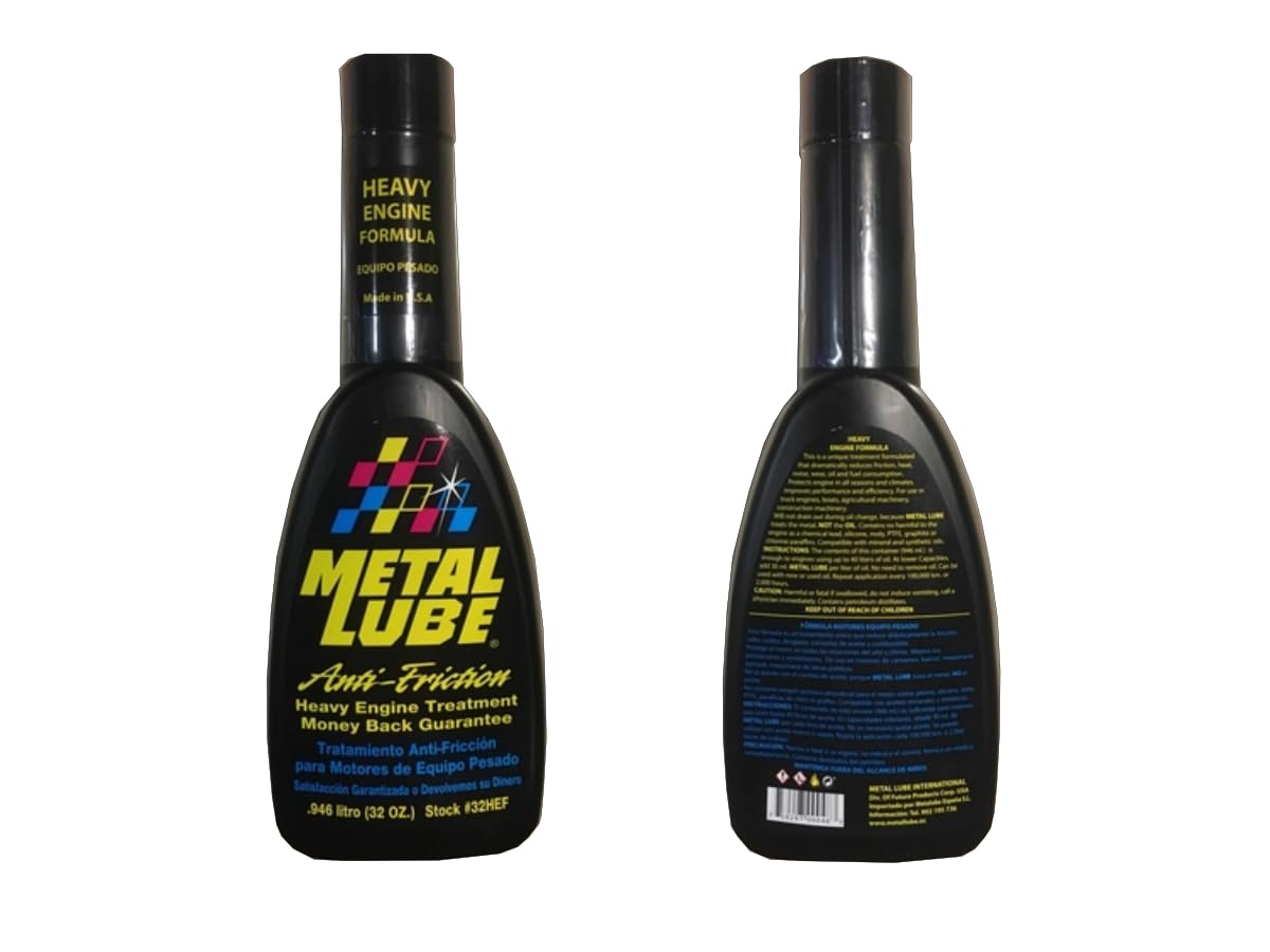 Metal Lube Anti-Friction Heavy Engine Treatment 32 Oz (1)