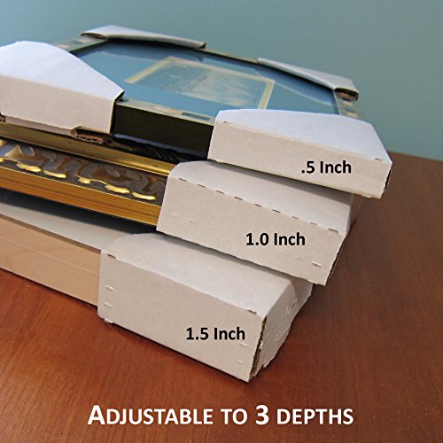 Frame Corner Protector, Pack of 120, Cardboard Corner Protectors, Adjustable Picture Frame Corner Protectors for Shipping, Packing or Moving Art - 120 Cardboard Corners - Thumbnail 2