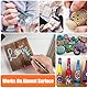 Acrylstifte für Steine Wasserfest, 36 Farben Zum Bemalen - Multimarker für Holz, Leinwand, Glas, Papier, Keramik, Halloween Deko Kürbis