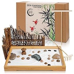 ENSO - Japanese Zen Garden Kit for Desk - 11x7.5