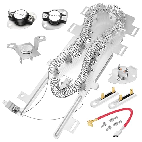 UpgradedWP8544771 8544771 Dryer Heating Element for Whirlpool Duet WED72HEDW1 WED92HEFW0 WED9750WL0 WED8540FW0 WED9200SQ0 WED9500TW2 WED8300SW0 WED86HEBW0 WED9151YW0 Maytag MEDB880BW0 MED6000XW1