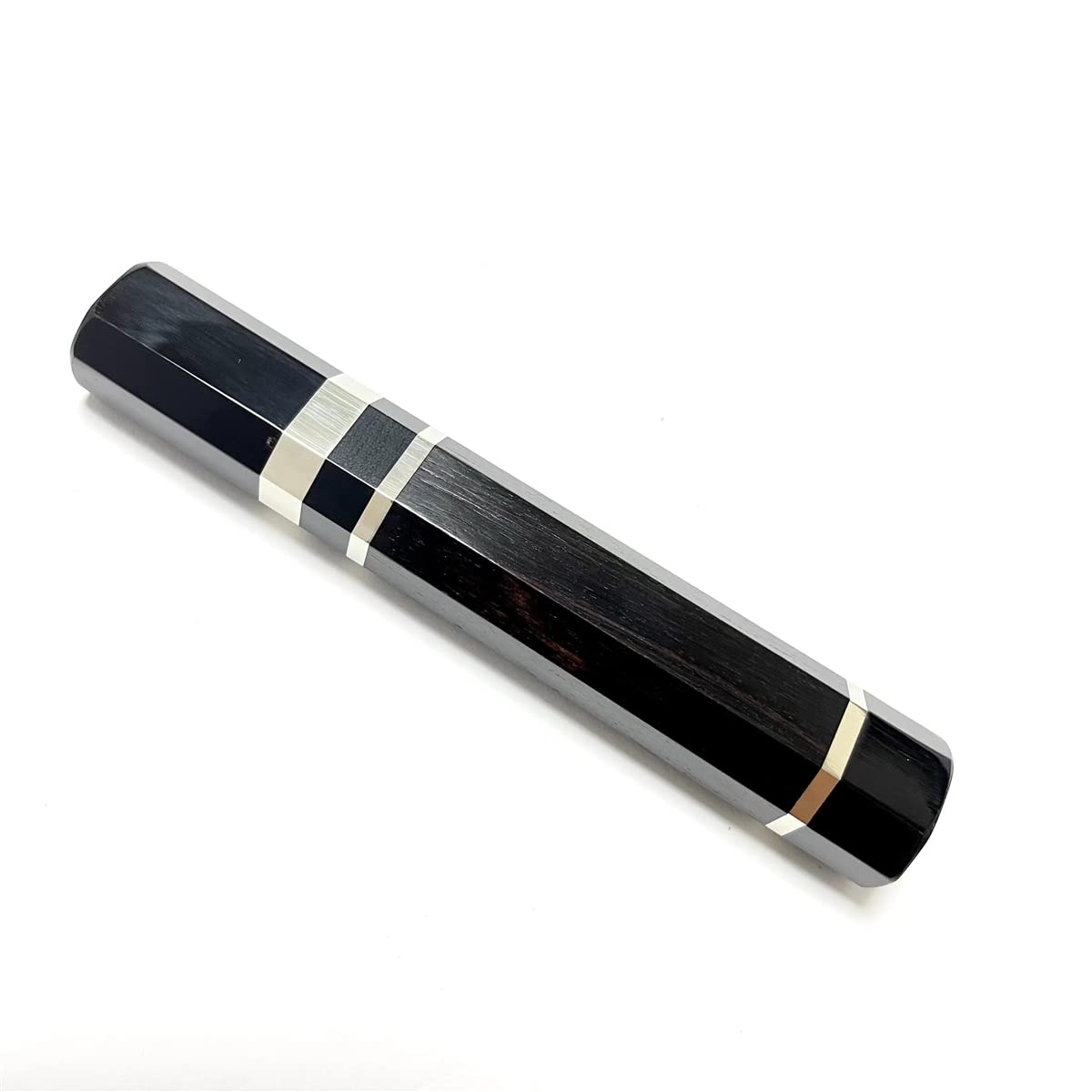 Amazon | 柳刃9寸 柳刃270 手作り包丁柄 三段銀巻 両端牛角 黒檀