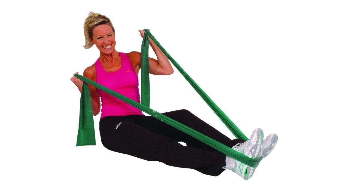 Fascia Elastica in Lattice Physio Latex Band Altezza cm. 12,7 x mt. 45 - Blu- Livello di Resistenza : Forte