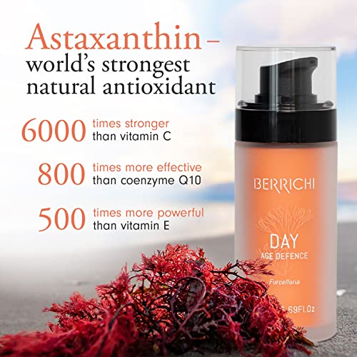 Berrichi Anti Aging Cream & Face Moisturizer With Astaxanthin & Furcellaran - Anti Wrinkle Face Cream For All Skin Types I Organic Face Cream I 50Ml/1.69Fl.oz #TOP2