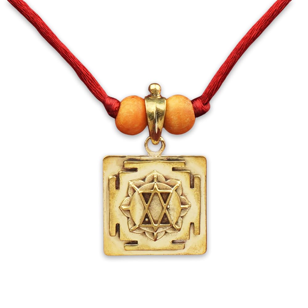 rudra centre Matangi 3D Yantra Brass Pendant-picture-14