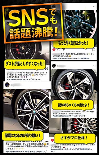 CarZoot ホイール専用ガラスコーティングキット ダストバリア