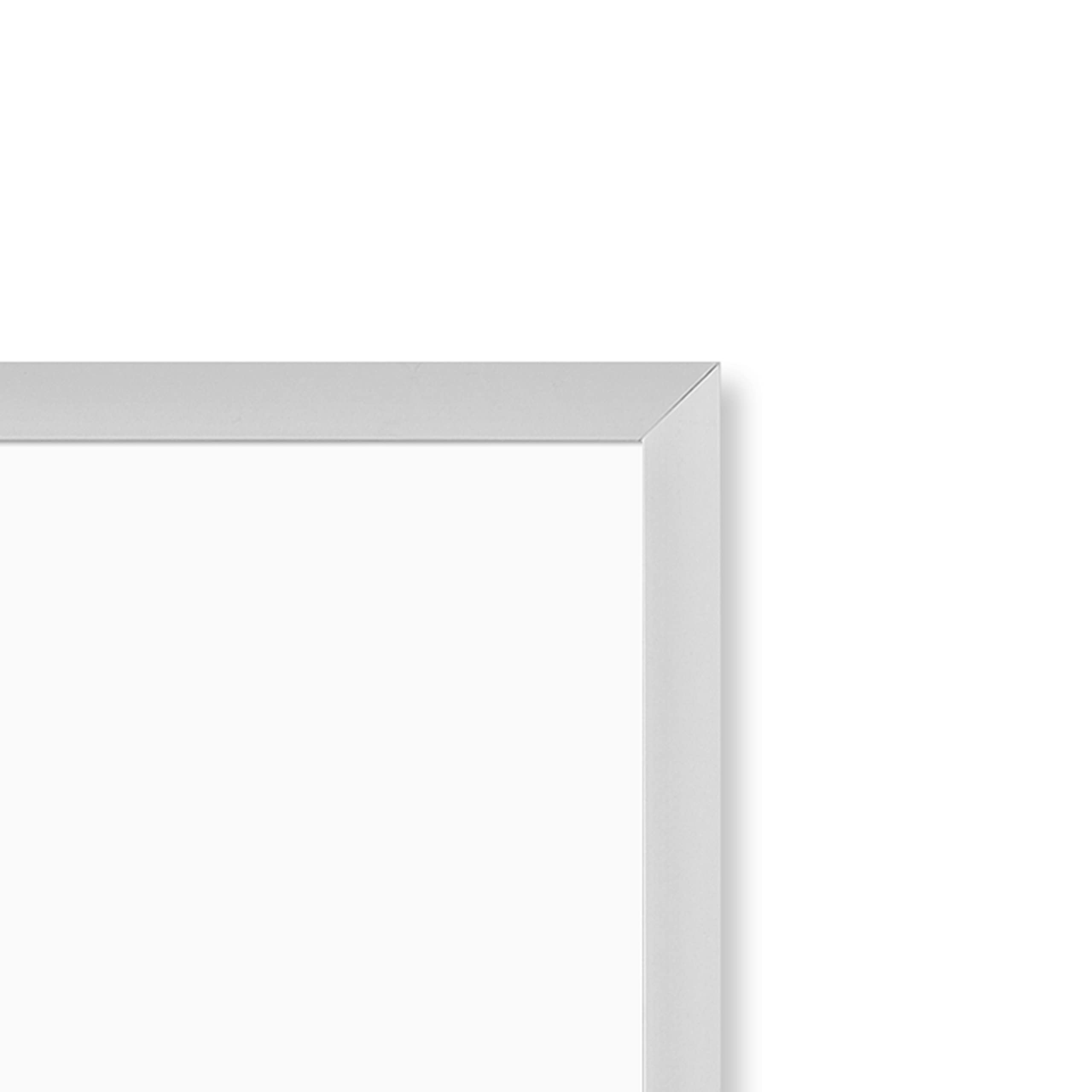 U Brands Magnetyczna tablica suchościeralna, 89 cm x 119 cm, srebrna aluminiowa rama (072U00-01)