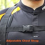 Water-Repellent Holdall Duffel Bag 40L Orange – Convertible Rucksack Kit Bag with PVC Tarpaulin, Compression Straps & Padded Shoulder Straps – STEIN Metro - Image 8