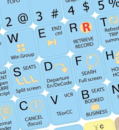 Sabre Travel Network - Pegatinas para Teclado miniatura 1