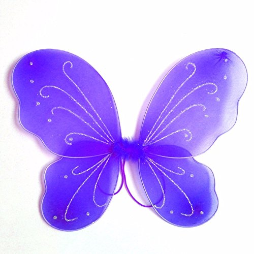 Dushi Butterfly Craze Fairy Butterfly Wings Party Favor (Purple) â€¦ â€¦