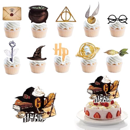 cake toppers for kids party harry-potter