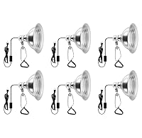 Vista 1 de Simple Deluxe Luz de lámpara de abrazadera: lámpara de calor versátil de 150 W y luz de trabajo, nueva versión 2023, paquete de 6