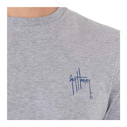 Guy Harvey Men’s Offshore Haul Mahi Short Sleeve T-Shirt, Sport Grey Heather Mahi, Large #TOP3