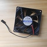 Compatible pour JAMICON 80 * 80 * 25MM JF0825S1H-S 12V 0.19A 2Pin Ventilateur