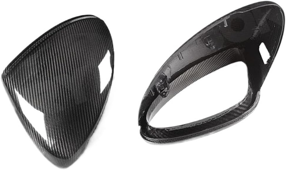 Dry Carbon Fiber Pattern Side Rearview Mirror Cap Trims Shell Covers Fit for Porsche Cayenne 958 2015 2016 Car