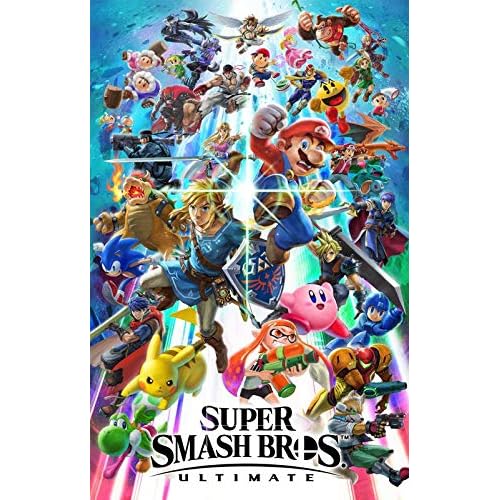 SUPER Smash BROS Ultimate - Video Game Wall Poster Print - 43cm x 61cm / 17 Inches x 24 Inches A2