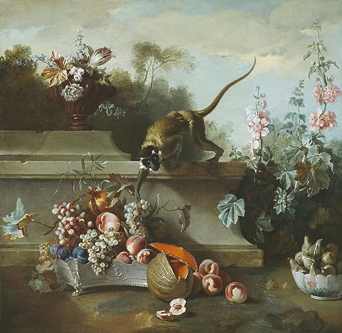 Peinture sur Toile de Jean Baptiste Oudry, Une Impression d'Art Premium d'Style Nordique