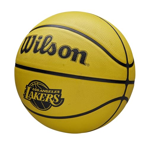 Image of Wilson BASKETBALLS NBA Team Tribute Solid BSKT LA Lakers 7