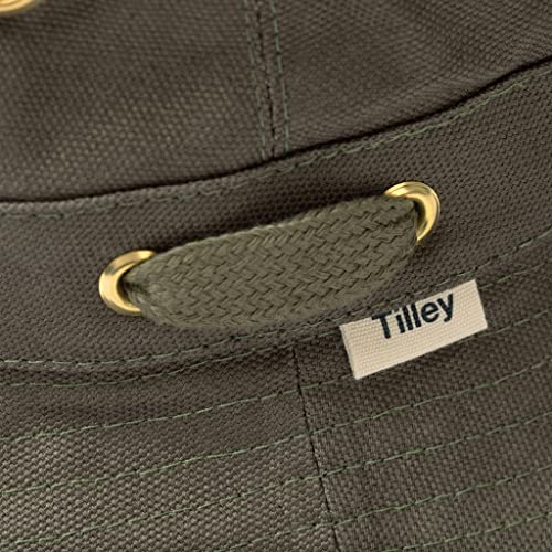 Tilley Unisex Adult Iconic T1 Bucket Hat, Olive, 7.875 Us #TOP4