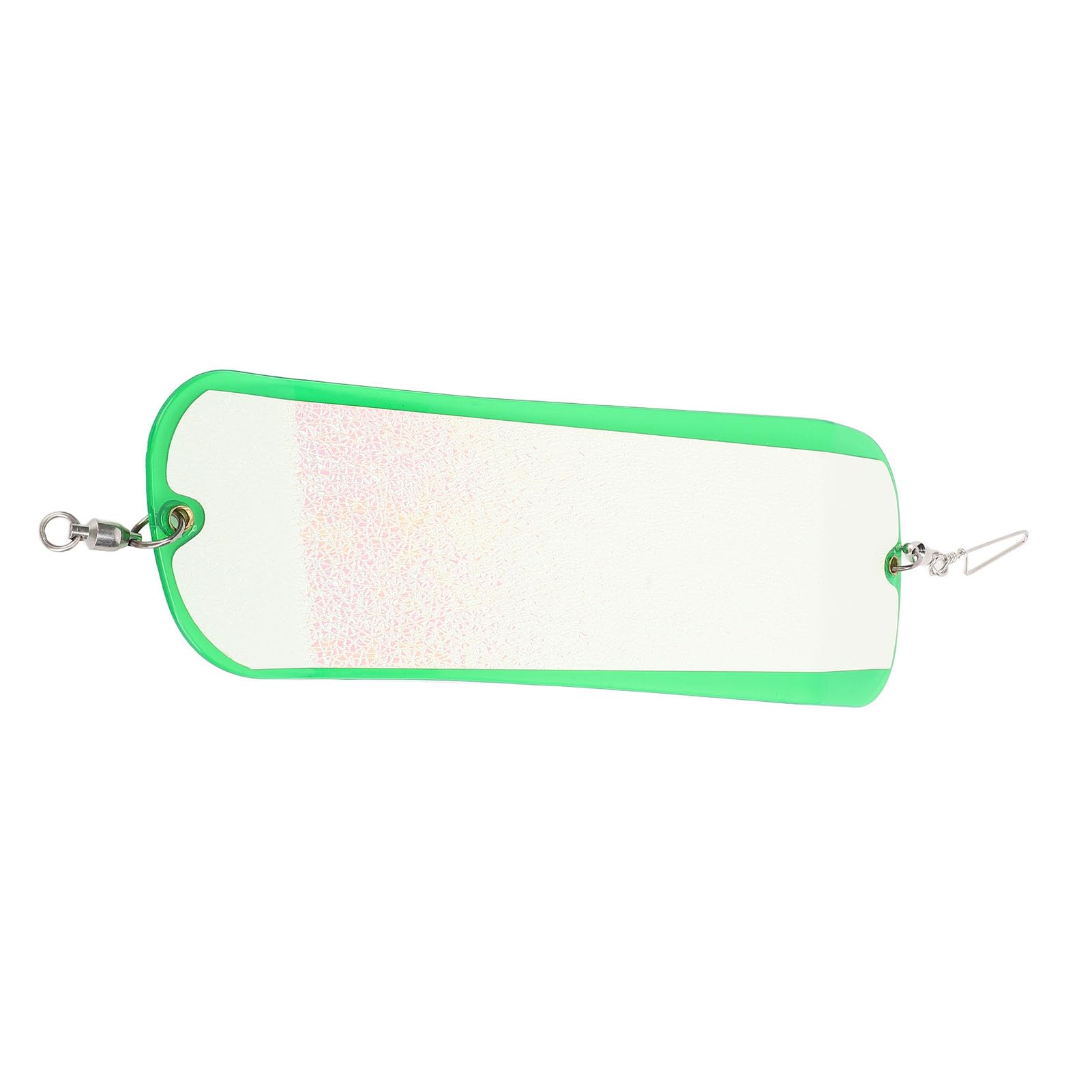 CCYLEZ Trolling Flasher, Fishing Flasher Luminous High Hardness for Sea Fishing (Transparent Green)