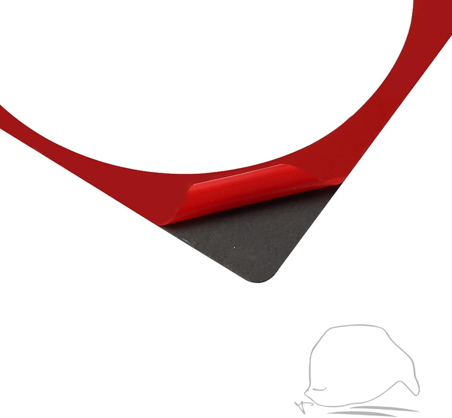 Compatible with Nissan GT-R R35 2008 2009 2010 2011 2012 2013 2014 2015 2016 Car Rear Speaker Trim Decals Carbon Fiber Accessories (Piano Black)