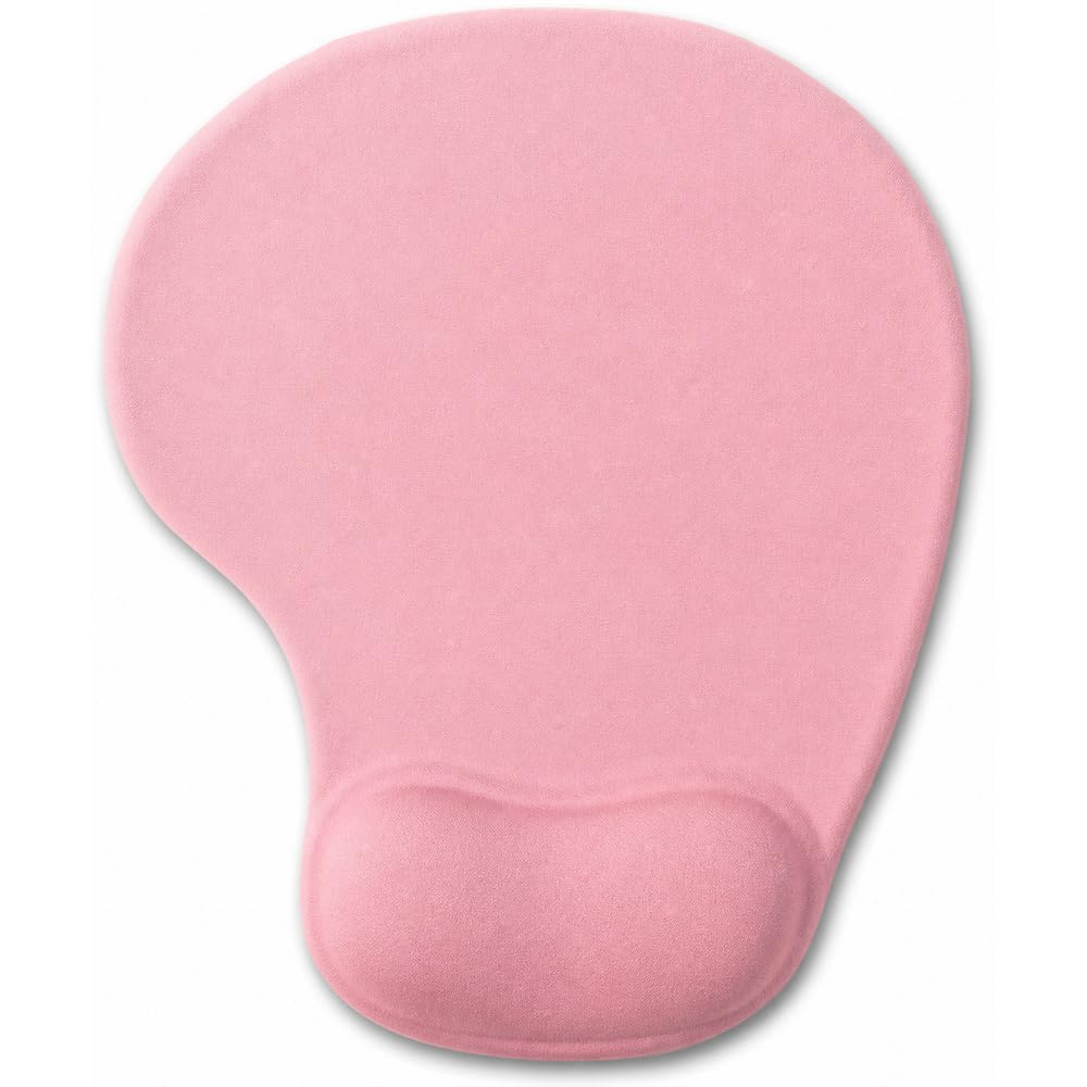 Office Mousepad with Gel Wrist Support - Ergonomic Gaming Desktop Mouse Pad Wrist Rest - Design Gamepad Mat Rubber Base for Laptop Computer -Silicone Non-Slip Special-Textured Surface (01Pink) — Amazon image 8