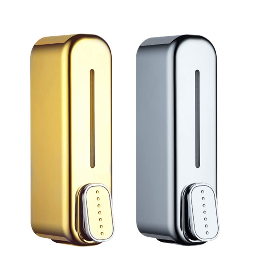 BATH GURU Abs Wall Mounted Shampoo Sanitizer Lotion Hand Dish Wash Gel Liquid Soap Dispenser for Bathroom Kitchen Pack of 2 (350 Ml, Chrome & Gold) (B0B5QXXHYW) Amazon Price History, Amazon Price Tracker