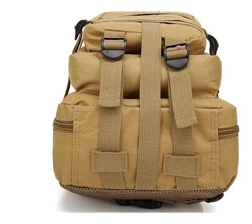 Mochila Tatica Militar Camping Trilhas Acampamento Resistente 30L Assalt (Tan)