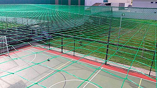 Rede de Proteção Esportiva 20x45m Fio 2 Malha 12cm Verde