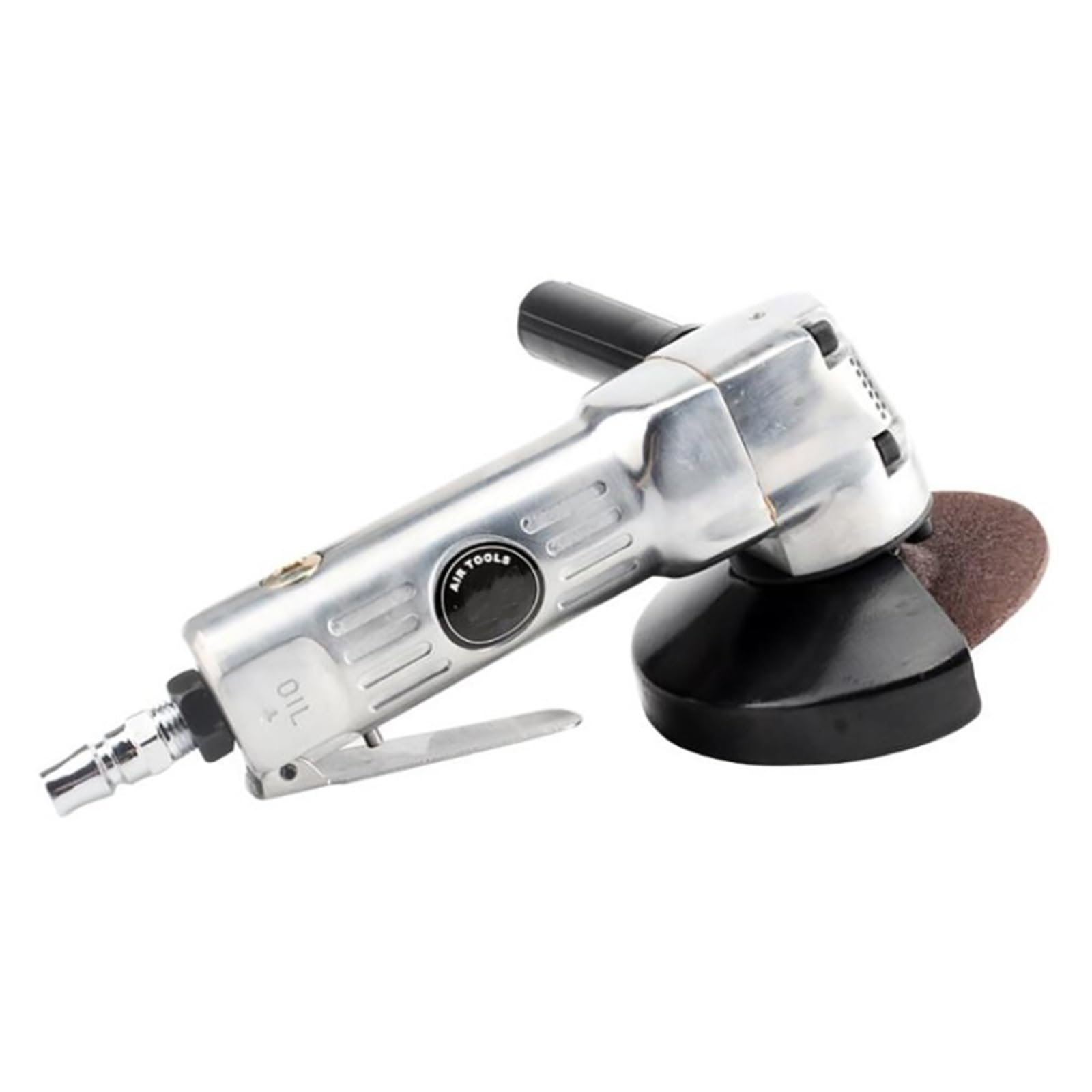 JVDDI 4" Pneumatic Air Angle Sander Angle Grinder Polishing Machine, 5-10mm Air Inlet, 6csfm, 0.8 Mpa, 10000 RPM Polishing Sander