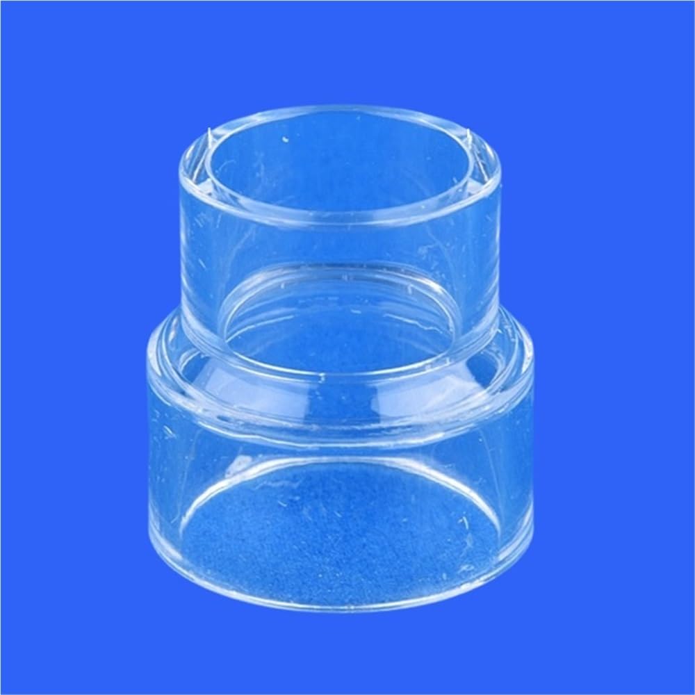 Dfrywdgsey One Color Acrylic Transparent Tube, 5Pcs Clear Acrylic Pipe Variable Diameter Direct Connectors, Aquarium Fish Tank Joints Water Tube Fittings(25 * 32Mm)