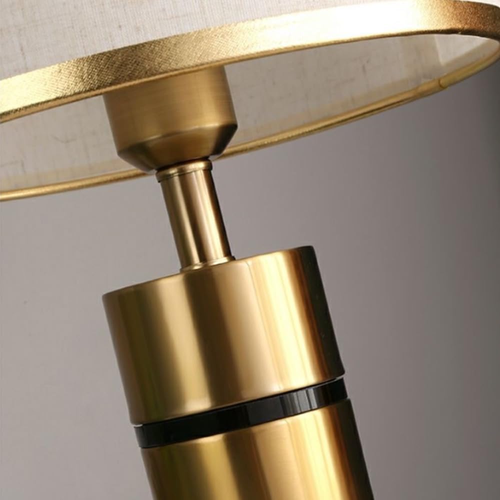 Mengjay Lampe de Table en Métal,E27 Lampe Chevet de Nuit Abat-jour Chambre,Design Moderne et Classique,Lampe de Bureau pour Salon Chambre(pas d'ampoule) (A)