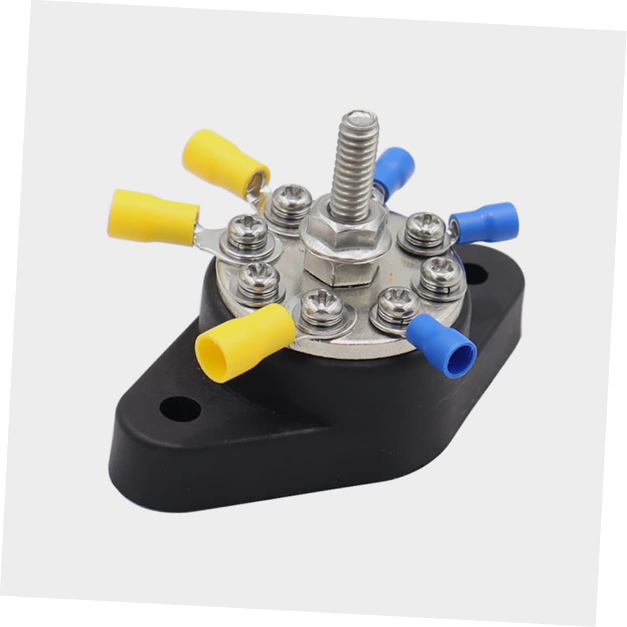 HEMOTON 2 Set Di Distribuzione Dell'Alimentazione A 8 Vie Blocco Di Distribuzione Della Batteria Morsettiera Per Batteria Auto Barra Collettrice Morsettiera Per Rimorchio Morsettiera In