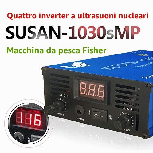 Toplionace Inverter ad ultrasuoni ad alta potenza Kit di amplificazione a quattro centrali nucleari Macchina da pesca elettrica Fisher Macchina da pesca elettrica
