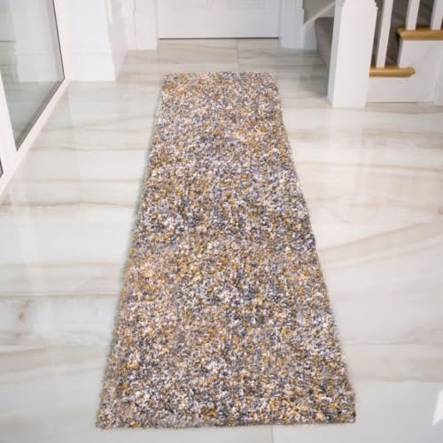 Image of tie die Shaggy Carpet for 2 Inch Thickness Living Room - Soft Fluffy Rug & Non Slip Runner Carpet - Cozy Shaggy Area Rug for Bedroom & Lounge [1.5X4 Feet Multi-3]