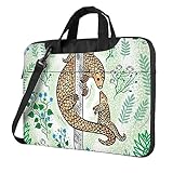 Biviel pangolin parenting print print Laptop bag Thin Portable Shoulder Laptop Bag Laptop Briefcase