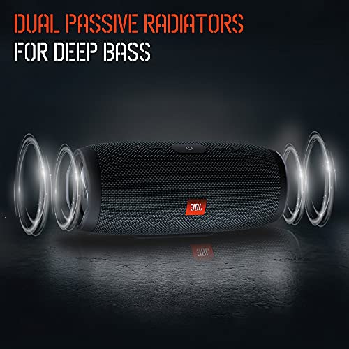 JBL Charge Essential, Wireless Portable Bluetooth Speaker, up to 20Hrs Playtime, 6000mAh Built-in Powerbank, Powerful Bass Radiator, Dual Pairing, IPX7 Waterproof & AUX (Without Mic, Gun Metal) - Image 7