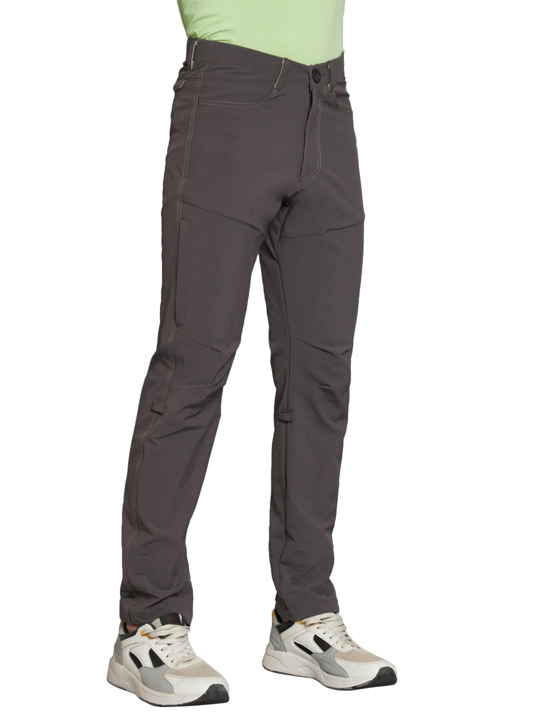 ReccyMen's Trekking & Hiking Multi Function Nomadic Pants | 4 Way Stretch | Water Repellent | Wrinkle Free | Denim Style