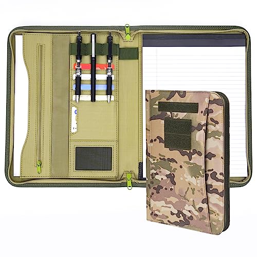 Amazon | Army OCP ミリタリーノートブックバインダー ファスナー付き