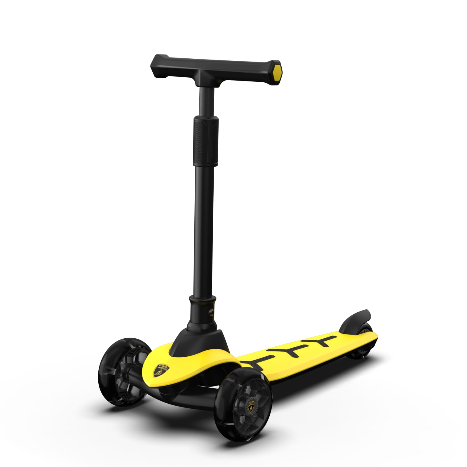 Yellow Scooter for Kids of Ages 3-8, 3 Wheel Scooter for Kids with Adjustable Height, Folding Kids Scooter, Extra Wide Deck Outdoor Playing Activities for Boys/Girls