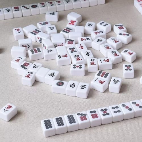 Japanese Mahjong Set, tamaño de piezas 27mm miniatura 4