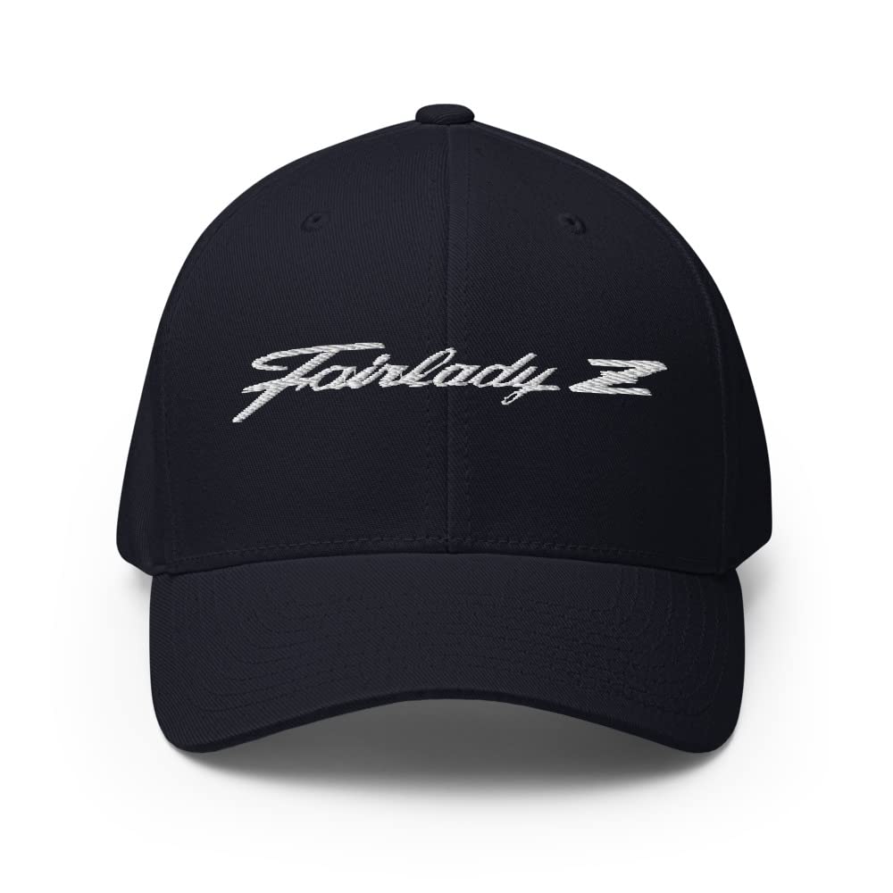 Fairlady Z Script Datsun 240z 280z vintage JDM samochód haftowany zamknięty tył strukturalna czapka elastyczna dopasowana czapka
